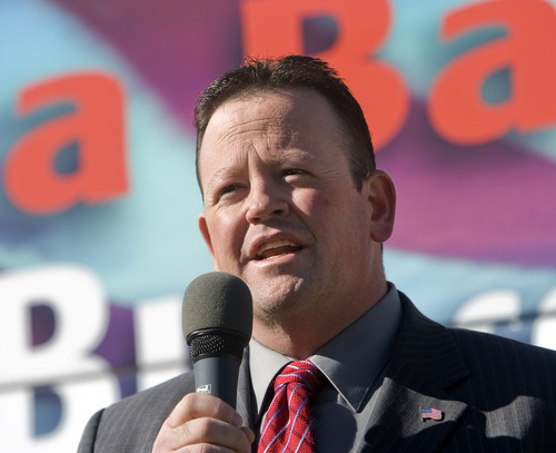 Al Hartmann  |  Tribune File Photo
Congressional candidate Carl Wimmer has filed a  disclosure that gives the first look at his personal financial situation. He reported making just $18,233 in the first 11 months of the year.