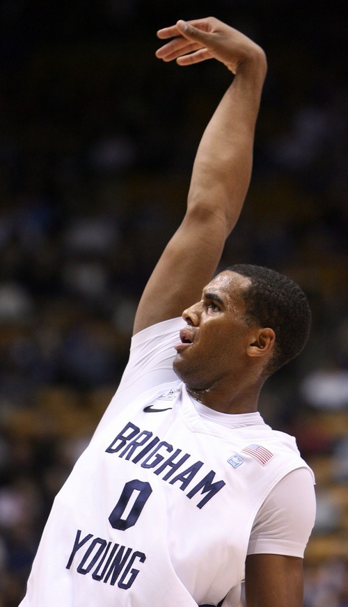 Steve Griffin  |  The Salt Lake Tribune


BYU's Brandon Davies holds his follow through as he watches his shot fall through the net during first half action in the BYU versus BYU Hawaii basketball game at the Marriott Center in Provo, Utah Tuesday, November 15, 2011.