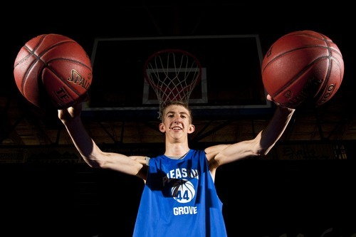 Chris Detrick  |  The Salt Lake Tribune
Pleasant Grove's 7-foot senior center Alan Hamson poses for a portrait during a practice Wednesday November 16, 2011.