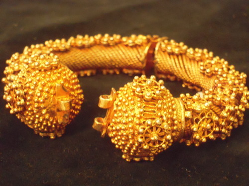 Thomas Burr  |  The Salt Lake Tribune
An intricately detailed gold bracelet from Senegal is part of a large collection of jewelry that former Brigham Young University art history professor Marian Ashby Johnson is donating to the Smithsonian.