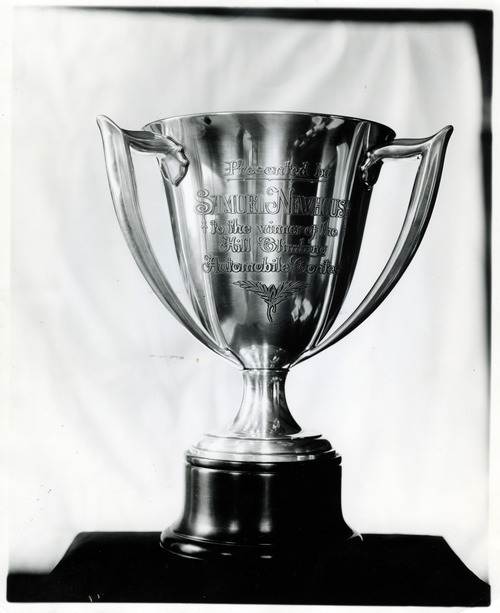Tribune file photo

The inscription on this trophy says: 