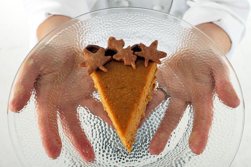 Francisco Kjolseth  |  The Salt Lake Tribune
Letty Flatt with pumpkin pie.