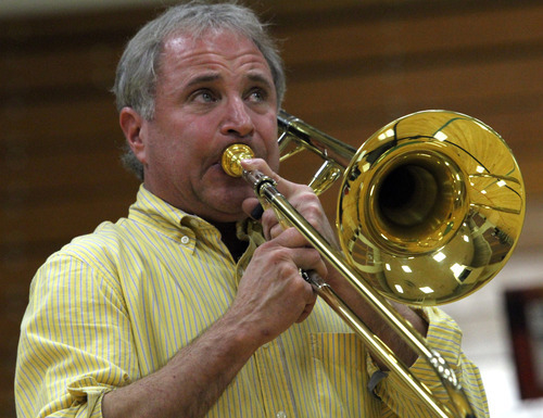 Rick Egan   |  The Salt Lake Tribune
Larry Zalkind, Utah Symphony principal trombonist.
