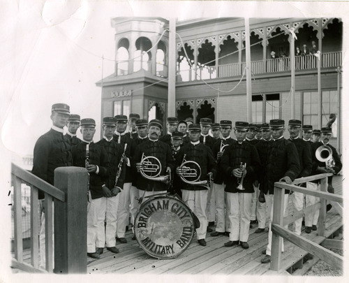 Tribune file photo

Brigham City Military Band, 1892.