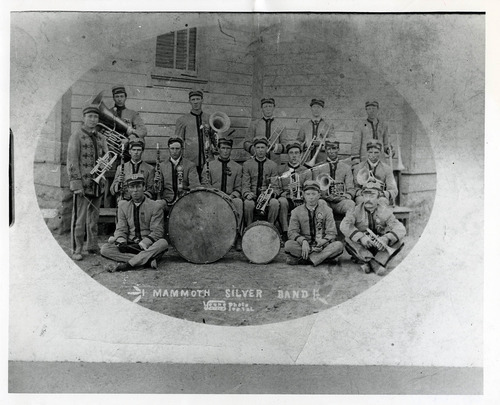 Tribune file photo

This photo of the Mammoth Silver Band is from sometime between 1903 and 1906. The band was made up of miners.