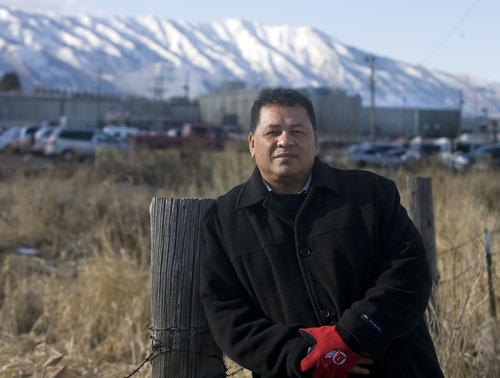 Al Hartmann  |  The Salt Lake Tribune
Rolando Murillo, insurance agent and Latino advocate stands outside the meat processing plant in Hyrum where on Dec. 12, 2006, federal agents arrested 147 undocumented workers at the Swift meat processing plant. Murillo says the action accomplished nothing except to tear apart families and hurt business in the Cache County area.