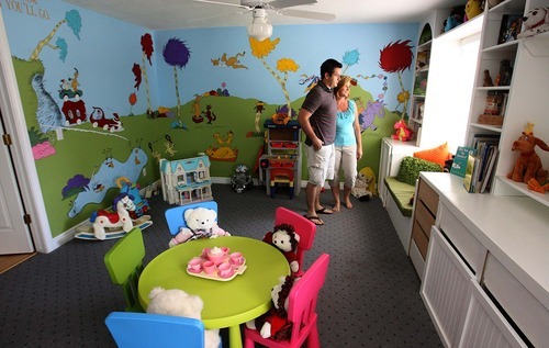 Leah Hogsten  |  The Salt Lake Tribune
Jake Strickland of South Jordan stands in what was to be his son's nursery, designed by his mother Jennifer Graham. He is waging a legal battle to get custody of his son, born Dec. 29, 2010 and placed for adoption a day later.