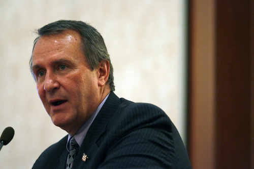 Tribune File Photo
Attorney General Mark Shurtleff is pressing the case for anti-trust violations by the Bowl Championship Series in college football. Two dozen law firms have expressed interest in the cause.