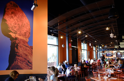 Trent Nelson  |  The Salt Lake Tribune
Red Rock Place at Fashion Place Mall in Murray offers solid pub food, with Italian and Southwestern flavors popping up throughout. The menu spans an eclectic range of items and is sure to offer something for everyone.
