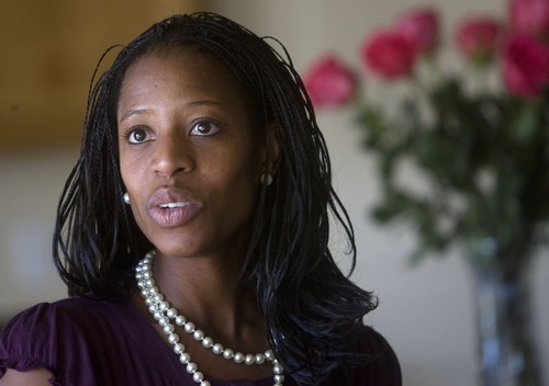Tribune File Photo
Mia Love, mayor of Saratoga Springs, is jumping into the 4th Congressional District contest. She faces fellow Republicans Stephen Sandstrom and Carl Wimmer, both state lawmakers, in the battle for the GOP nomination.