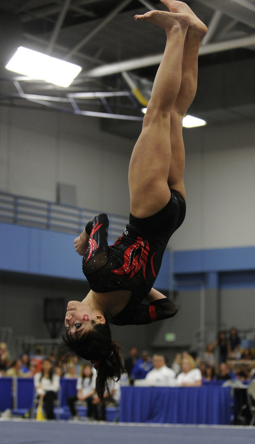 Gymnastics Utes suffer close loss in Pac12 debut The Salt Lake Tribune