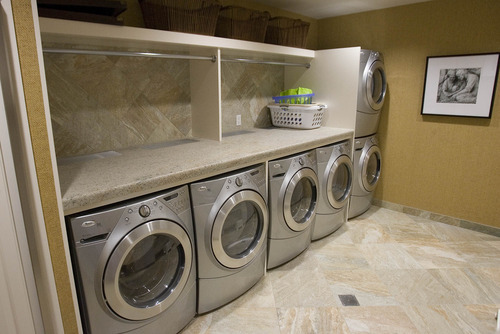 Paul Fraughton | The Salt Lake Tribune
The laundry room at the Fisher House on the VA Hospital campus in Salt Lake City. The house provides  free housing for family members of those being treated at the hospital.