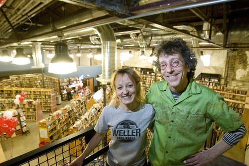 Paul Fraughton | The Salt Lake Tribune.
Catherine  and Tony Weller at their new location in Trolley Square on Friday, Jan. 13, 2012.