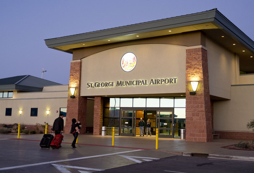 Trent Nelson  |  The Salt Lake Tribune
The St. George Municipal Airport in St. George, Utah, Saturday, January 14, 2012.