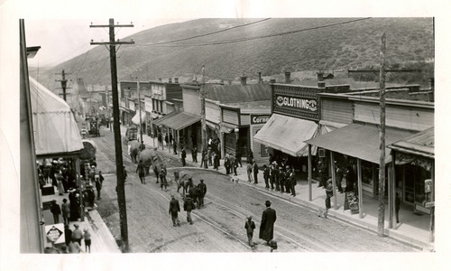 Tribune file photo

A circus parade makes its way down Main Street in Park City in this undated photo. Two elephants and two camels can be seen in the photo.