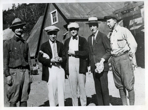 Tribune file photo

Charlie Chaplin, second from the left and without his trademark moustache, visits a mine in Park City on August 15, 1920.