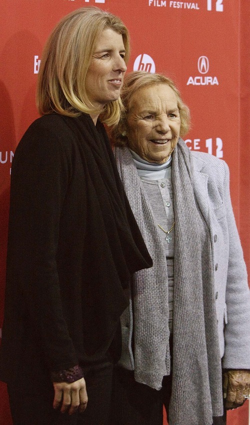 Leah Hogsten | The Salt Lake Tribune  
Rory Kennedy, left, and her mother Ethel Skakel Kennedy attend the premiere of 