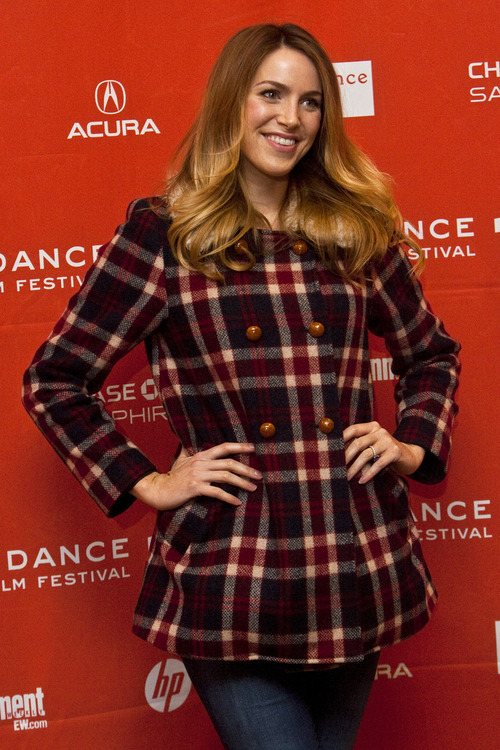 Chris Detrick  |  The Salt Lake Tribune
Sara Chase poses for pictures before the premiere of 