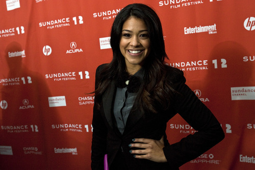 Chris Detrick  |  The Salt Lake Tribune
Gina Rodriguez poses for pictures before the premiere of 