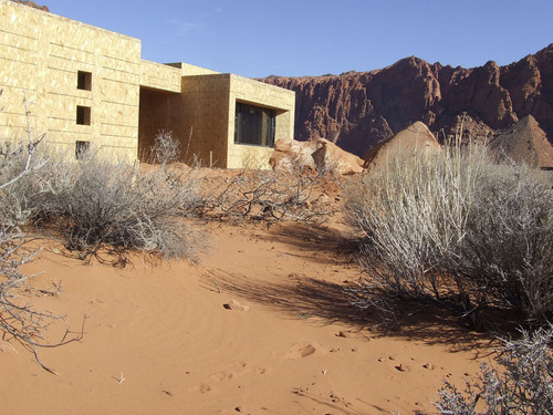 Brandon Loomis | The Salt Lake Tribune

Many newer homes, like this one under construction in the Ivins development of Kayenta, use desert landscaping to save water. Washington County was one of the fastest-growing communities in the nation before the economic downturn, and local officials say it will be again -- and will need to tap a new water source across the state in Lake Powell.