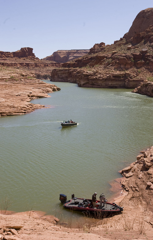 Al Hartmann  |  The Salt Lake Tribune
Sevenmile Canyon,  a side arm of Good Hope Bay is popular with fishermen.