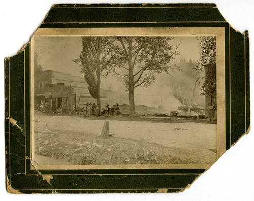 Tribune file photo

This photo from July 3, 1906, shows the aftermath of a fire that burned down a number of buildings in Salina, Utah, including the town's newspaper office, the remains of which are seen here.