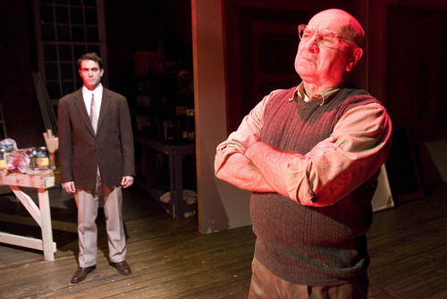 Paul Fraughton | The Salt Lake Tribune
Ted Powell, left, and Morgan Lund as Mark Rothko in Salt Lake Acting Company's production of 