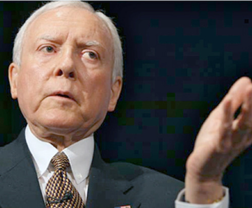 Tribune file photo
The tea party group FreedomWorks is sending out an anti-Hatch book to GOP delegates in the group's quest to defeat six-term Sen. Orrin Hatch.
