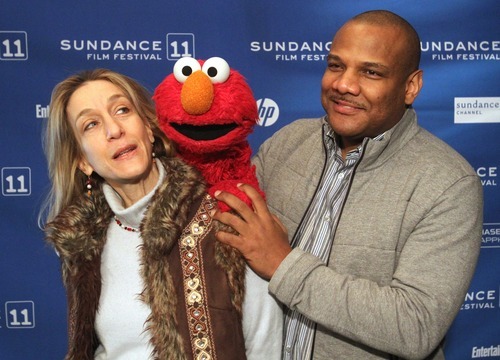 Rick Egan   |  The Salt Lake Tribune

Director Constance Marks, with puppeteer Kevin Clash and Elmo, in Park City for the Sundance Film Festival screening of 