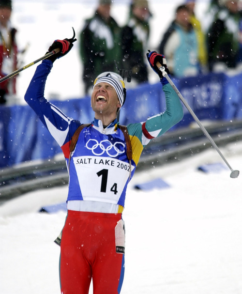 Al Hartmann | Tribune file photo
Norway's Ole Einar Bjørndalen won an unprecedented four gold medals in biathlon.