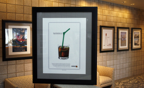 Francisco Kjolseth  |  The Salt Lake Tribune
Nearly every framed picture at the Utah Department of Alcoholic Beverages shows various anti-teen drinking campaigns. The pictures reflect the department's emphasis on stopping teens from drinking.