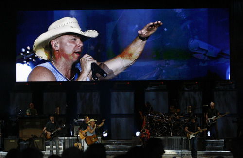 Rick Egan   |  The Salt Lake Tribune

Kenny Chesney performs at the USANA, Saturday, July 9, 2011.