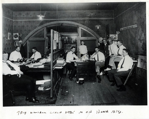 Tribune file photo

The Tribune newsroom, 1915.