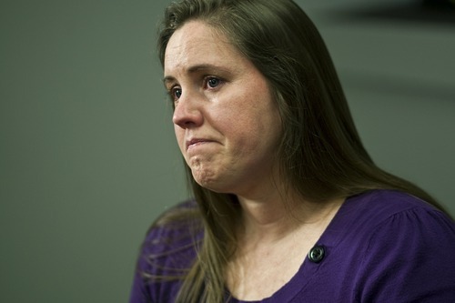 Chris Detrick  |  The Salt Lake Tribune
Jennifer Graves talks about Susan Cox Powell and her kids Charlie and Braden Wednesday February 8, 2012. Jennifer Graves is Josh Powell's sister.