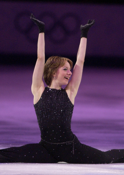 Tribune file photo
Gold medalist Sarah Hughes during her first performance of  the figure skating Gala Exhibition of Champions program during the 2002 Olympics.