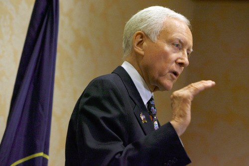 Francisco Kjolseth | Tribune file photo
Sen. Orrin Hatch, R-Utah, is backing away from a claim that abortions account for 95 percent of what Planned Parenthood does.
