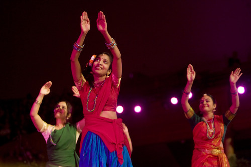Kim Raff  |  The Salt Lake Tribune
Kutrala Kuravanji, a Hindu dance troupe, performs during the Salt Lake Interfaith Roundtable's Interfaith Musical Tribute 2012, 