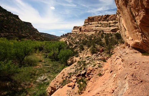 Tribune File Photo
A package of bills headed toward final passage in the Legislature seeks to turn tens of millions of acres of federal lands over to the state. The file photo is of Arch Canyon, an area in consideration for wilderness protection, in San Juan County.