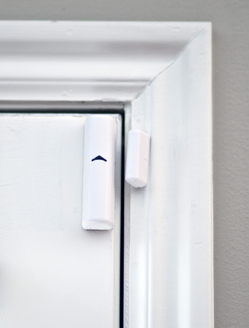 Chris Detrick  |  The Salt Lake Tribune
Comcast has launched Xfinity Home, a security and monitoring service that provides protection against break-ins and also allows homeowners to control certain features in the house remotely. The system's door sensor is pictured.