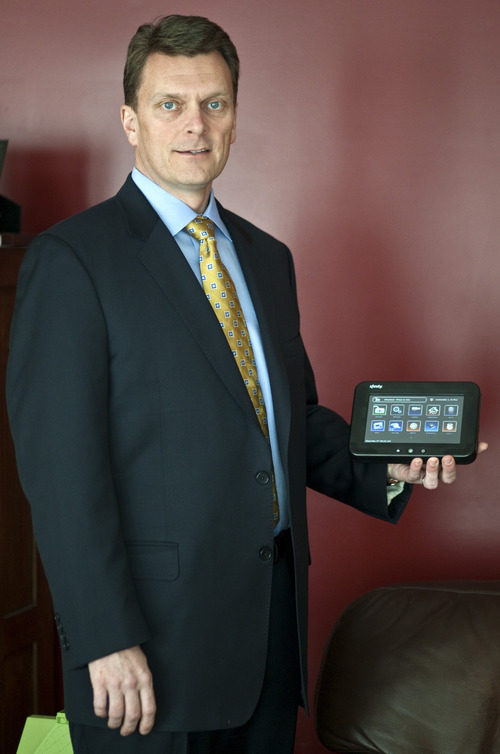 Chris Detrick  |  The Salt Lake Tribune
Comcast has launched Xfinity Home, a security and monitoring service that provides protection against break-ins and also allows homeowners to control certain features in the house remotely. Mitch Bowling, Comcast senior vice president and general manager of new businesses, is pictured.