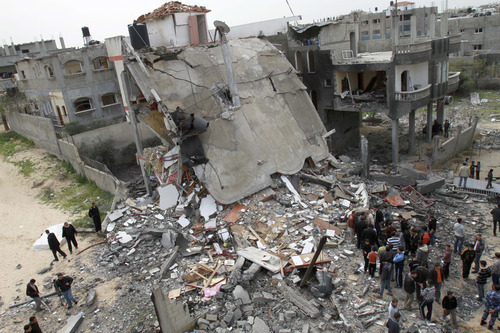 5 die in airstrikes on Gaza, militants barrage Israel - The Salt Lake ...