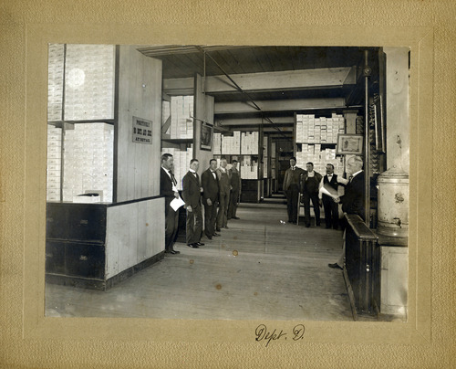 Tribune file photo

Workers are seen at the ZCMI factory in this photo believed to be from August 1899.