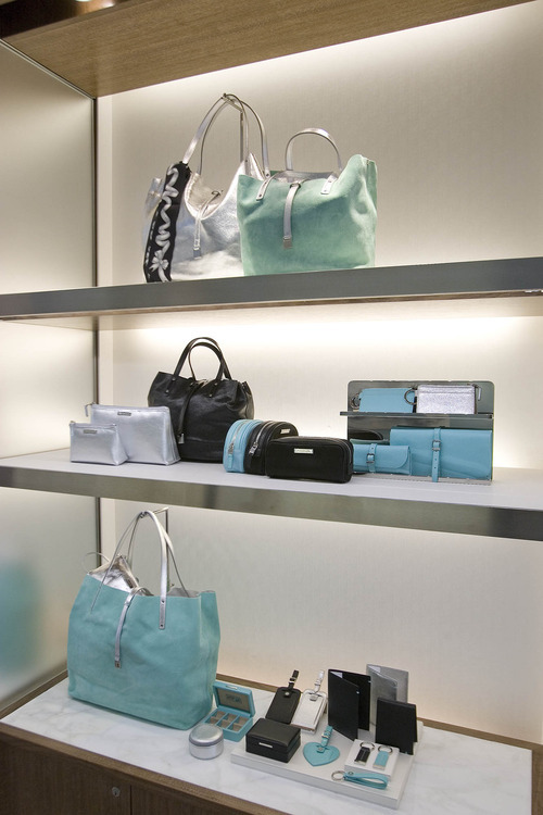 Paul Fraughton | The Salt Lake Tribune
Soft goods on display at the new Tiffany store.