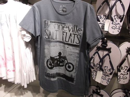 Sean P. Means  |  The Salt Lake Tribune
Looking for a Utah souvenir at City Creek Plaza? Check out this T-shirt at the Cotton On store.