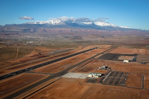 Cobb Condie  |  Special to the Tribune

The replacement St. George Municipal Airport nears completion in the mostly undeveloped southeast section of St. George.