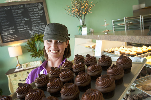 Leah Hogsten  |  The Salt Lake Tribune
Allison Regan, owner of Sweet Cake Bake Shop in Kaysville, says the demand for her gluten-free products is nationwide. Her Kaysville bakery ships flour, cakes and cookies as far as Alaska, with more customers registered on her website in Texas than Utah.