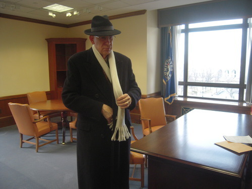Thomas Burr  |  Tribune file photo
Sen. Bob Bennett prepares to leave his now-empty Senate office for the last time after being ousted by tea partyers at the 2010 Utah Repubican Convention. Bennett thinks this year's new crop of delegates has iced the boiling tea party movement.
