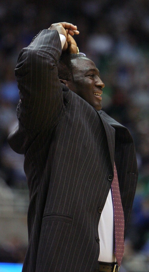 Steve Griffin  |  The Salt Lake Tribune


Utah head coach Tyrone Corbin  puts his hands on his head after a foul was called on his team during second half action of the Utah Jazz versus Los Angeles Clippers game at EnergySolutions Arean in Salt Lake City, Utah  Tuesday, January 17, 2012.