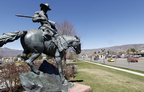 Al Hartmann  |  The Salt Lake Tribune
A statue called 