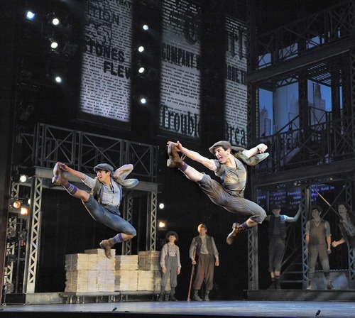 Review History And Great Dance Fuel Broadway S Newsies The Musical The Salt Lake Tribune